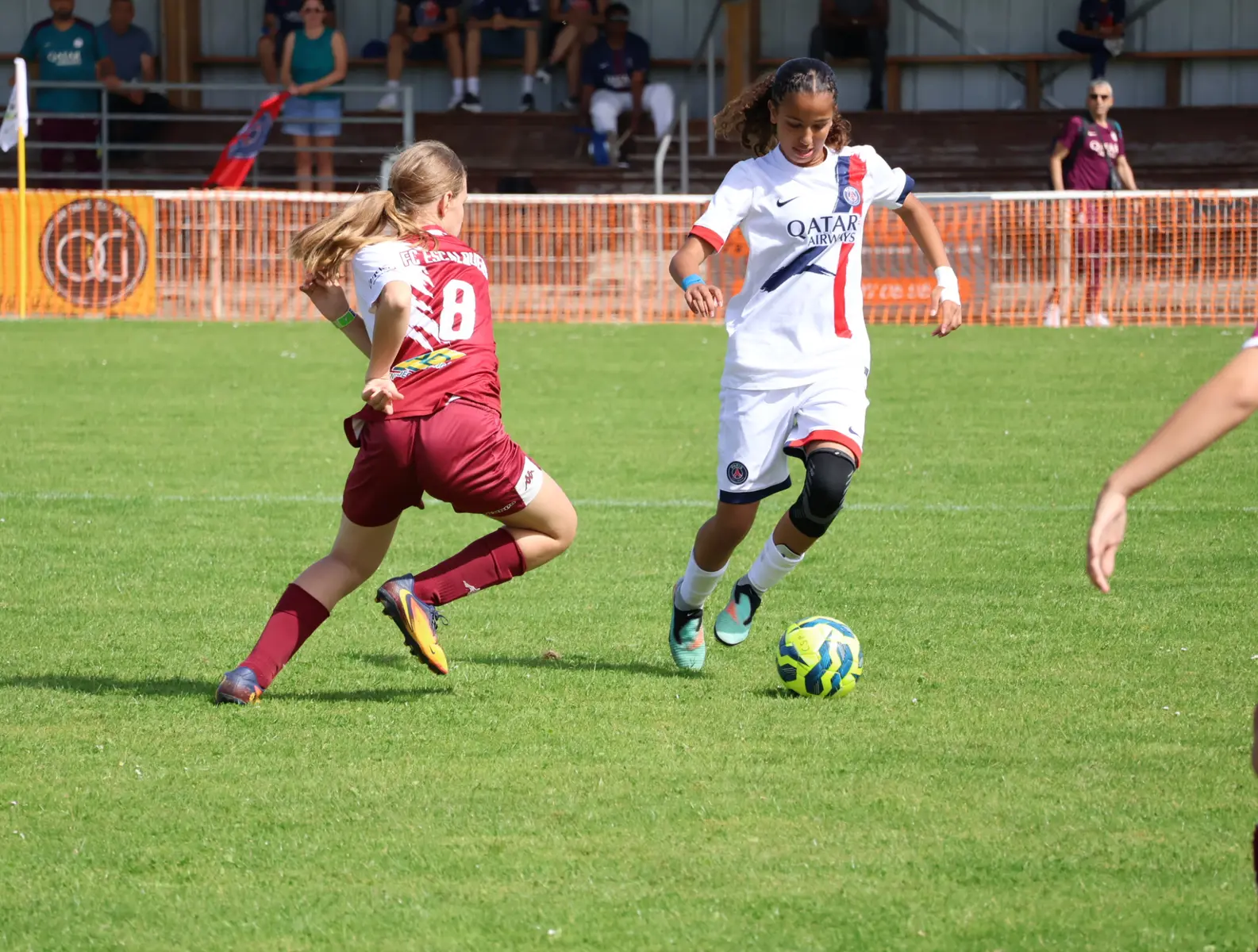 Joueuses du FC Escalquens sur le terrain